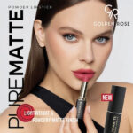 رژ لب جامد گلدن رز Pure Matte