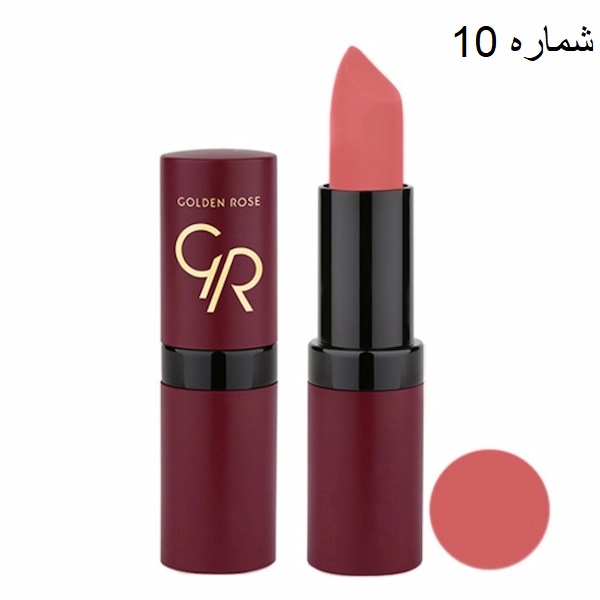 رژ لب گلدن رز مات جامد(velvet matte)