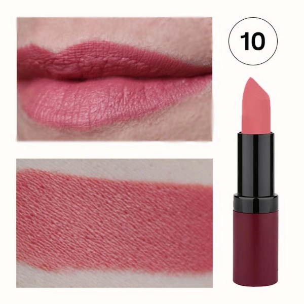 رژ لب گلدن رز مات جامد(velvet matte)