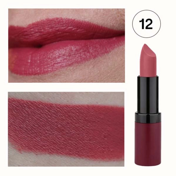 رژ لب گلدن رز مات جامد(velvet matte)
