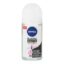 مام رولی نیوا Nivea مدل black and white invisible زنانه حجم 50 میلی لیتر