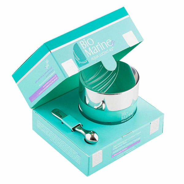 کرم دور چشم قوی بایومارین به همراه گوی ماساژ Aqua Lucent
