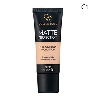 کرم پودر تیوپی مت پرفکشن گلدن رز SPF15