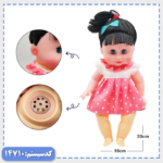 عروسک بی بی بورن موزیکال و چراغدار گوشتی با وسایل 1